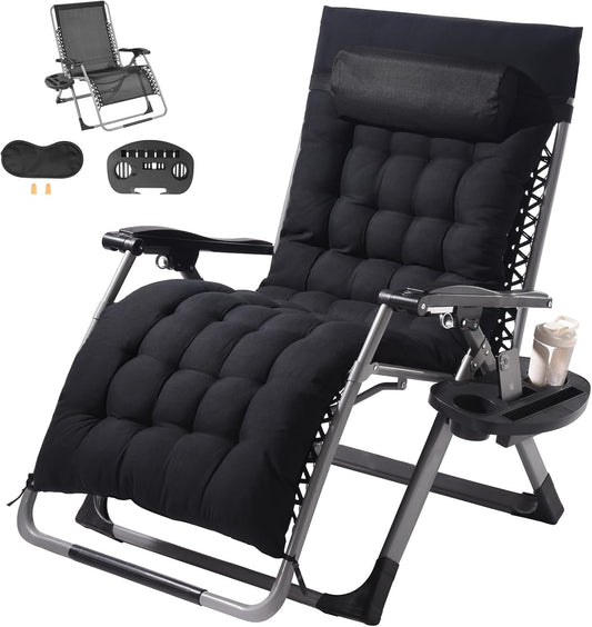 Zero Gravity Relaxstoel – Anti Gravity Stoel – Relaxfauteuil – Tuinstoel – Recliner Stoel – Verstelbaar Tot 500 kg – Stevig Stalen Frame