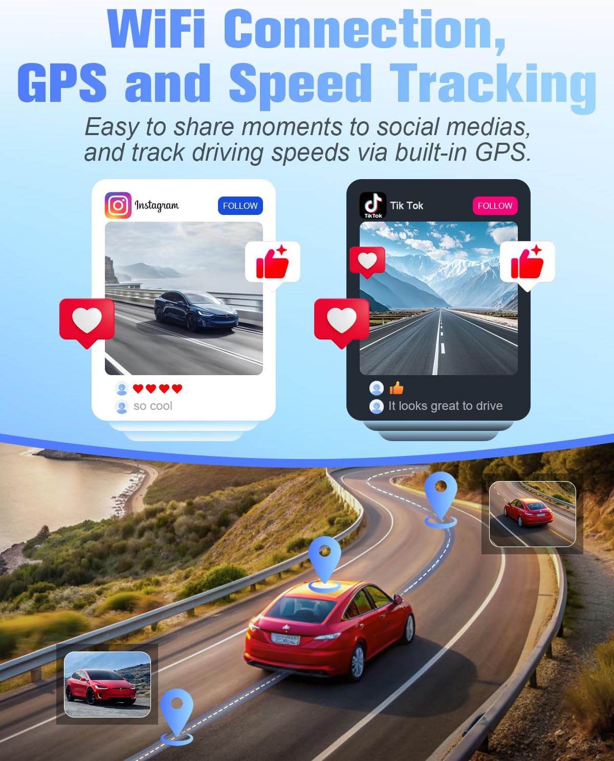 Action Cam 4K, sportcamera, wifi, 120 graden, 1080p HD, mini-actiecamera, wifi, fiets, motorfiets, helmcamera, onderwatercamera, kleine bodycam, lichaamscamera, waterdicht, voor zwemmen