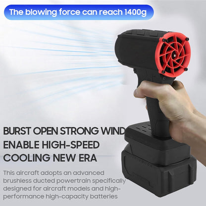 Jet Droge Mini Blower, Straalventilator 500000 RPM Windsnelheid met 16000mAh Lithium Batterij, Super Jet Ventilator voor Drogen, Schoonmaken, 4 Uur Gebruik, 3kg Windkracht