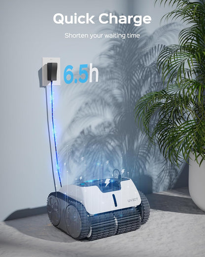 <font dir="auto" style="vertical-align: inherit;"><font dir="auto" style="vertical-align: inherit;">        Wybot Pool Robot, 110-minute battery life, fully automatic pool vacuum, pool vacuum with navigation and route planning, suitable for pools under 12