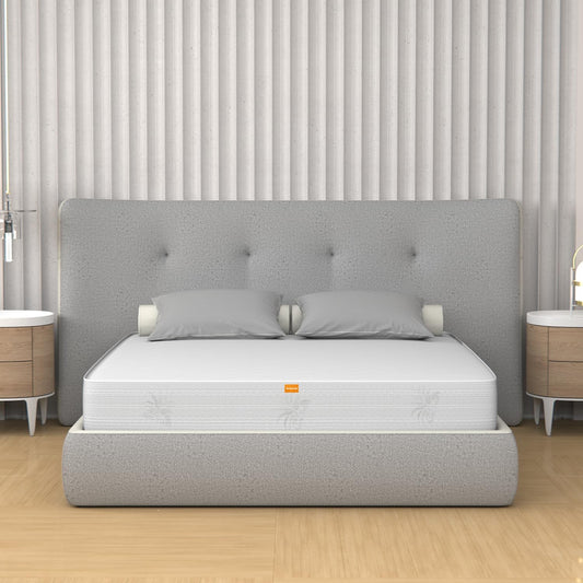 miasuite i sogni italiani Matras van traagschuim, 120 x 200 cm, hoogte 20 cm, overtrek met aloë vera, hypoallergeen, mijtdicht, vormvast, live H20