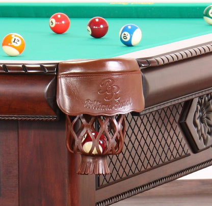Billiard table pool table model Apollo 9 ft with high-quality K-55 band rubber and free choice of cloth, cloth colour: yellow green - QUORE