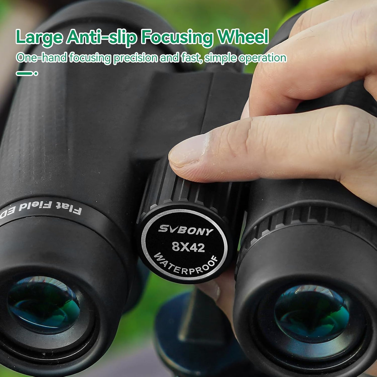 Svbony SA205 Binoculars for Adults,8X42 ED Glass BAK4 Prism FMC Lens High Power Magnification Binoculars Clear Viewing Area,Carrying Case,Carrying Strapfor Travel Bird Watching Astronomy - QUORE