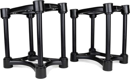 IsoAcoustics Iso-Stand Series Speaker Isolation Stands with Height & Tilt Adjustment: Iso-155 (15.5 x 19 cm) Pair