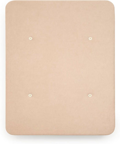 HOGAR24 ES Gevoerde bodem in beige, ademend 3D-weefsel, versterkte structuur, stabiliteit en duurzaamheid, met 6 poten à 26 cm, afmetingen: 90 x 200 cm
