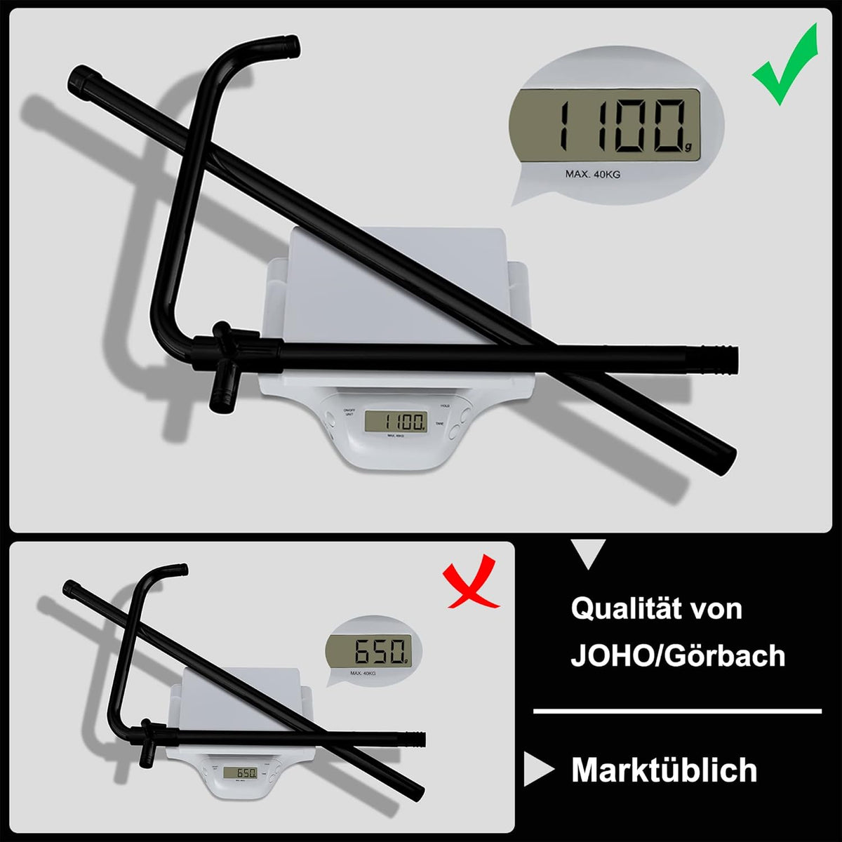 Doucheset – Douchesysteem – Douchezuil – Regendouche – Douchekop – Zwarte Regendouchekop 25 cm – Verstelbare Douchestang 74-114 cm