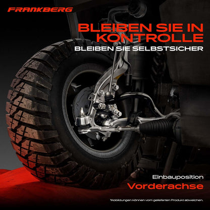 Frankberg 8x Wishbone set vooras Compatibel met A3 8L1 1.6L-1.9L 1997-2003 Leon 1.4L-1.9L 1999-2006 Oc.ta.v.ia 1.4L-2.0L 1996-2010 Golf IV 1J1 1.4L-2.3L 1998-192005 Vervanging # 1J0411315