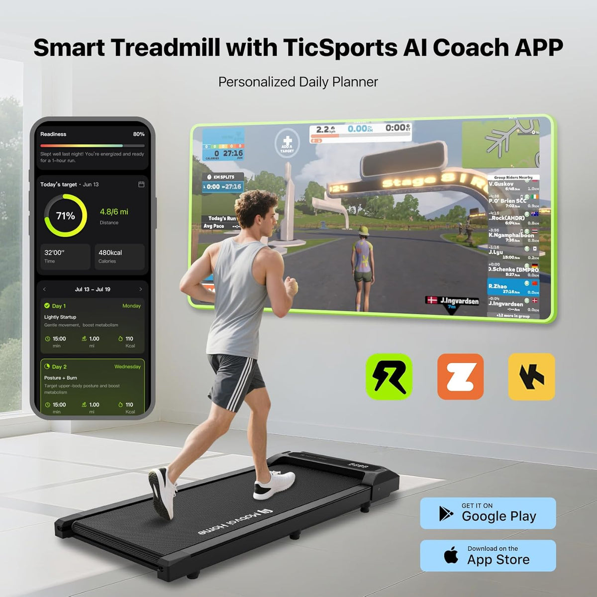 MOBVOI HOME Walking Treadmill Edge - QUORE