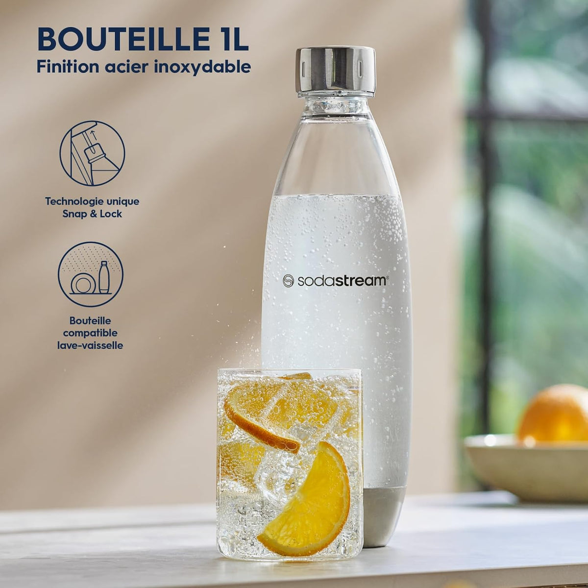Sodastream Mousserende Water Machine, Zwart