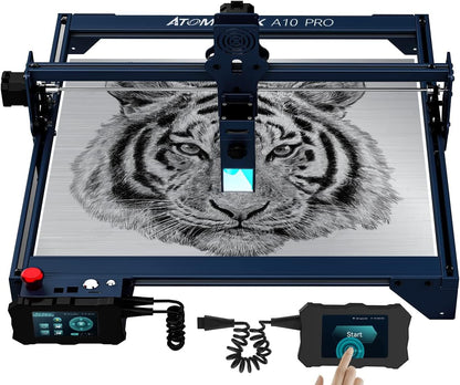 Lasergraveermachine Voor Hout, Metaal En Glas – Graveermachine – Lasergraveerder – Laser Snijmachine – Laser Cutter – 10-11 W Optisch Vermogen – Offline Touch-Bedieningspaneel