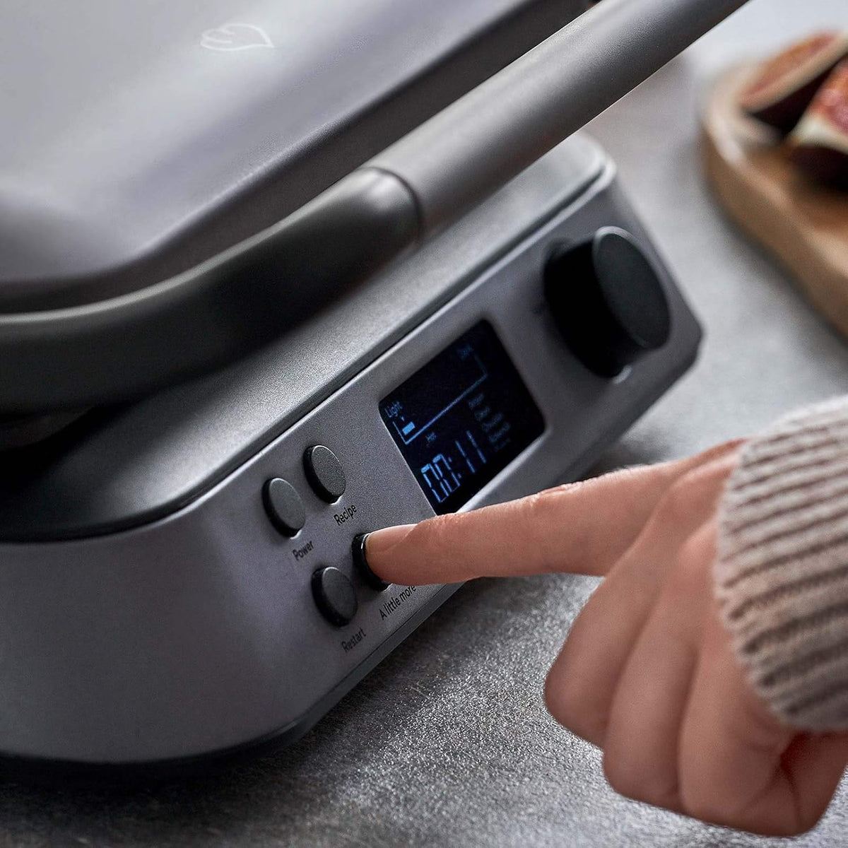 Wafelijzer Wanda 1600 W, dubbel wafelmaker voor Belgische wafels, praktische overloopgroef
