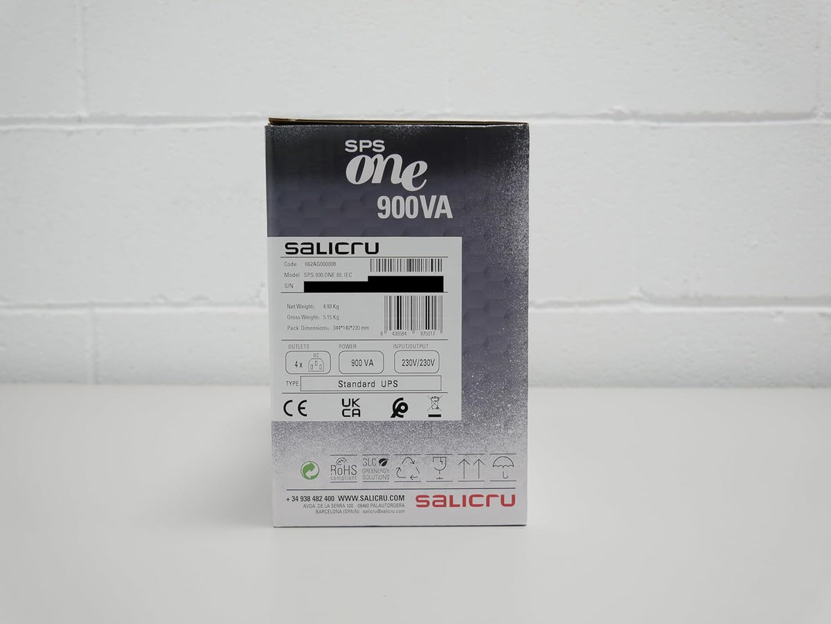 Salicru SPS 900 ONE BL IEC – 900 VA Line-interactive Uninterruptible Power Systems (UPS) (Socket type IEC)