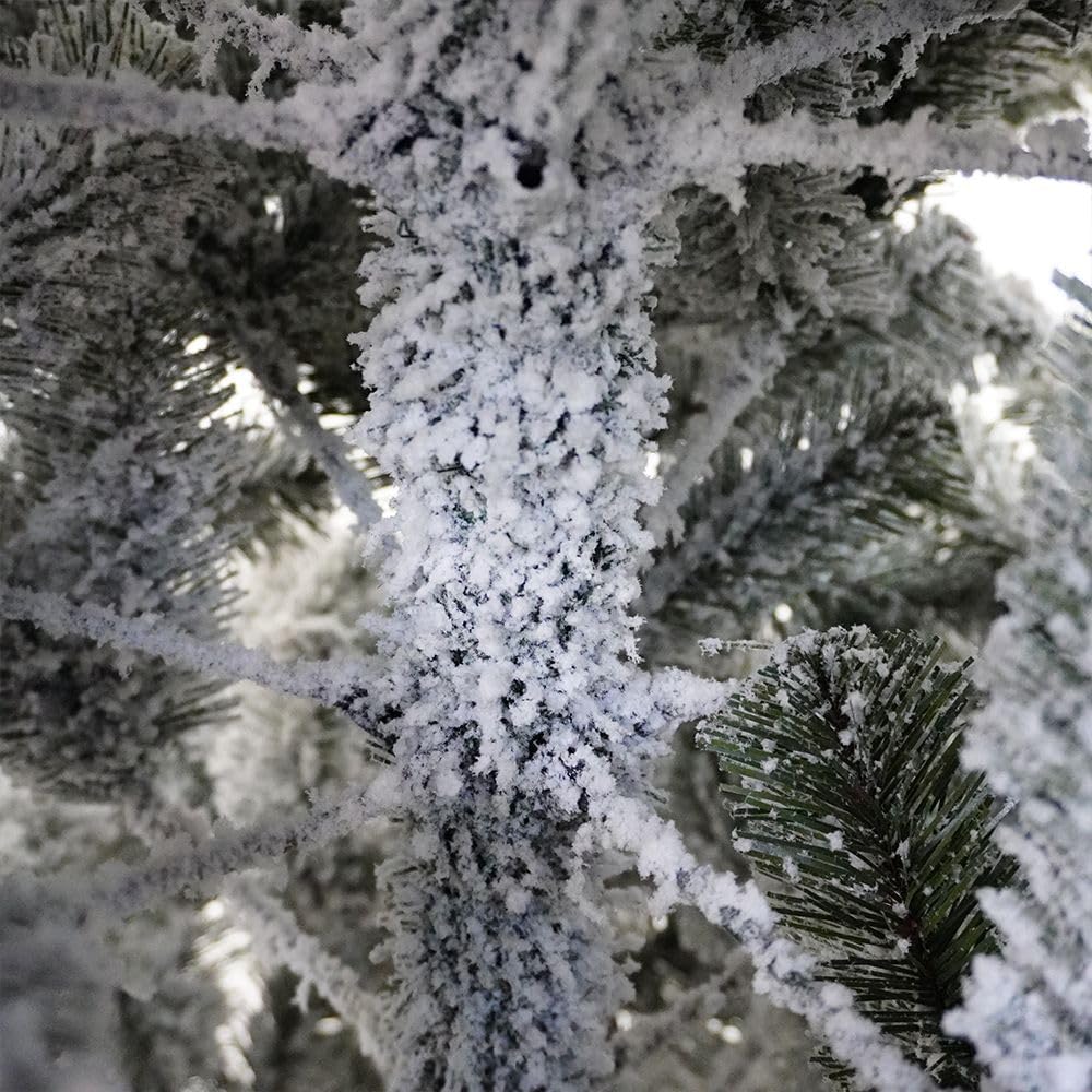Kerstboom met sneeuw 150/180/210/230/270 cm realistisch oppervlak (210)