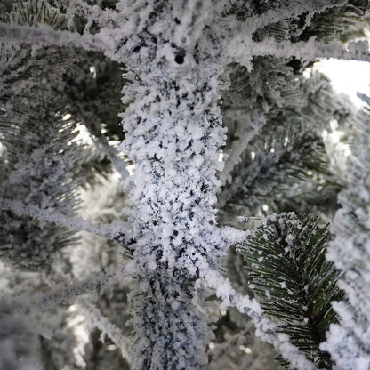 Kerstboom met sneeuw 150/180/210/230/270 cm realistisch oppervlak (210)