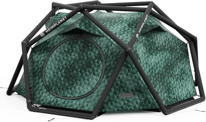 HEIMPLANET Origineel | 2022 The Cave tent voor 2-3 personen | Opblaasbare campingtent | Buitentent en tentvloer - Waterkolom 5000 mm | Ondersteunt 1% voor de planeet
