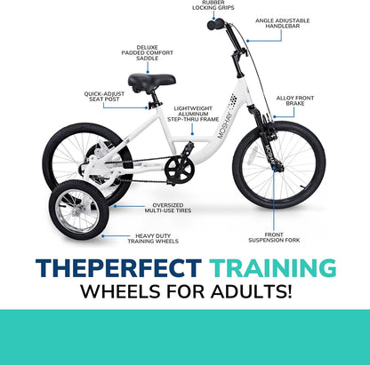 MOSHAY 20 inch Adaptieve Fat Training Wheel Bike