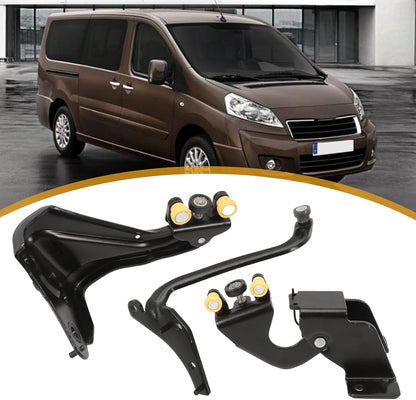 1498207080 Deurrolset voor de rechterkant, compatibel met Jumpy II Expert II/Expert Tepee Scudo II, schuifdeurrol OE 1498209080 (zwart)