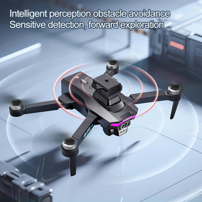 GPS-drone met dubbele 4K-camera voor volwassenen, drone met 4,5-inch scherm, obstakelvermijding, vliegtijd van 69 minuten, accu*3, automatische terugkeer naar huis, volg mij, borstelloze motor