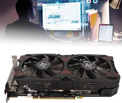 RX 5500 XT Grafische Kaart, 8GB GDDR6 128bit Gaming-videokaart, PCI Express 4.0x8, HDMI, DisplayPort X 3, 8PIN Voeding, Gaming-pc-computervideokaarten met Dubbele Ventilator