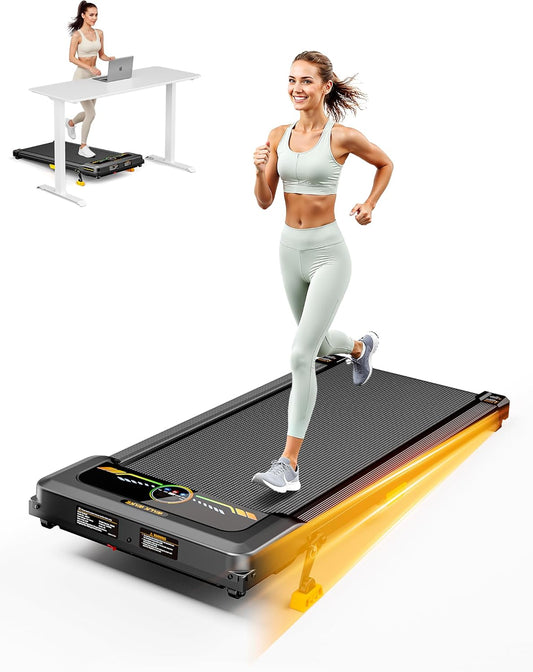 Loopband – Compacte Loopband – Walking Pad – Loopmachine – Thuis Fitness – Verstelbare Helling 10% – Stille 2,5 PK Motor – Draagbaar Ultradun Design