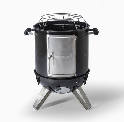 Barbecook rookoven Oskar S uit email zwart 40cm 43.5x55x88cm