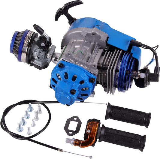 Vervangingsonderdeel 2-Takt Motor – Motoronderdeel – Gasregelkabel – Trekkoord – Gashendel – Blauw – Eenvoudige Montage – Duurzaam Materiaal
