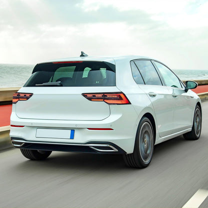 VLAND Achterlichten compatibel met Golf MK8 Golf 8 2020-2023, met E-keurmerk, 1 set bestuurders- en passagierszijde (gerookt)