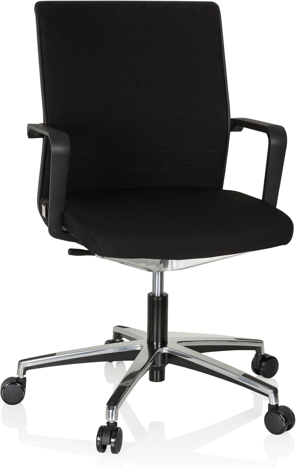 hjh OFFICE 608908 bureaustoel Move-TEC 3D stof zwart draaistoel voor dynamisch en gezond zitten