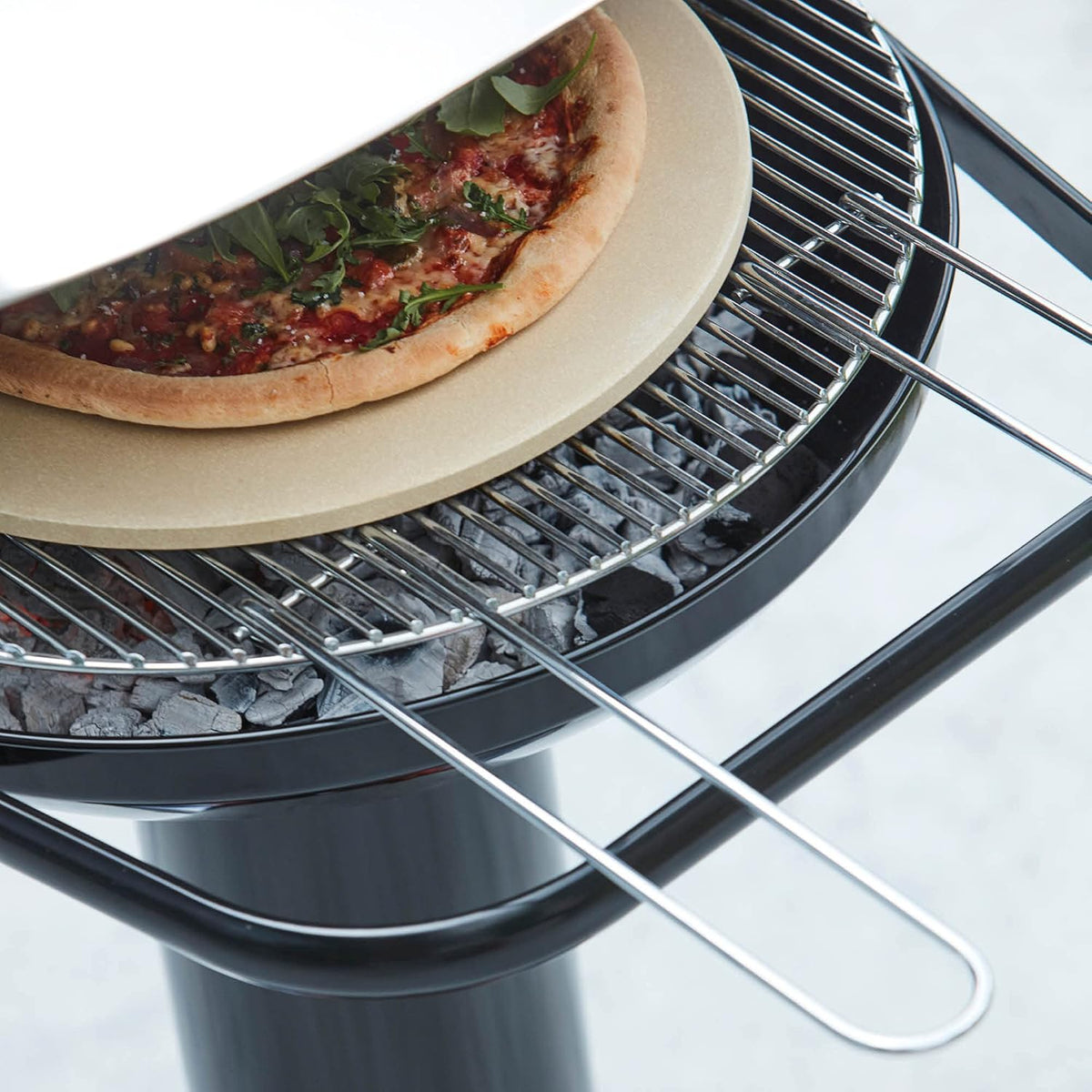 Barbecook houtskoolbarbecue Loewy 50 uit email zwart 47.5cm H 99cm