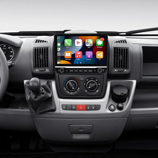 4+64G Wireless Carplay Android 13 autoradio 2 Din voor Fiat Ducato 06-23 10 inch autoradio met Android Auto Navi GPS WIFI Mirror Link Bluetooth/WiFi/GPS/FM RDS Radio/SWC achteruitrijcamera