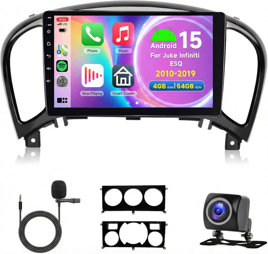 Autoradio – 2-DIN Radio, Multimediascherm, Navigatiesysteem, Touchscreen Radio – Geschikt voor geselecteerde modellen 2010-2019 – 9 Inch IPS Touchscreen – Wireless CarPlay & Android Auto