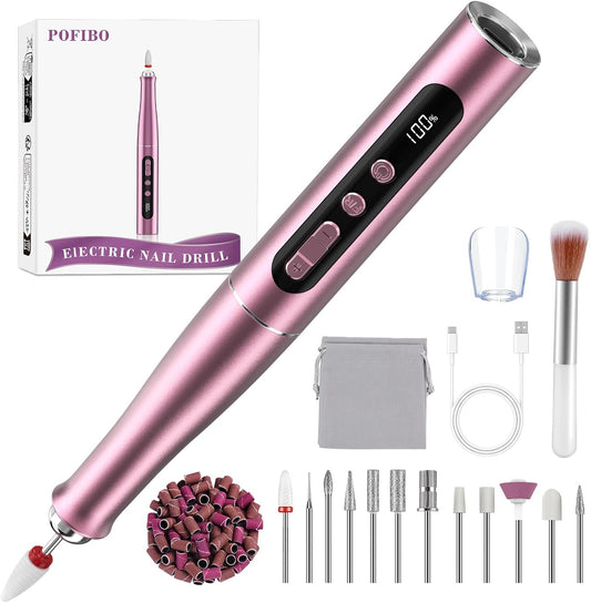 Draadloze 35.000 omw/min Nagelfrees voor Gel- en Acrylnagels, Professionele Elektrische Nagelboor voor Manicure en Pedicure