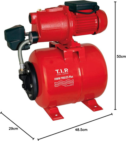 Hydrofoorpomp – Waterpomp – Drukverhoger – Sproeipomp – Waterdrukpomp – Gietijzeren Behuizing – 600W Motorvermogen – 18L Stalen Drukvat