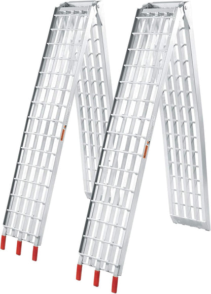 2x oprijplaten aluminium - 310cm 1080kg - oprijplaat motoroprijplaat oprijsteun opvouwbaar
