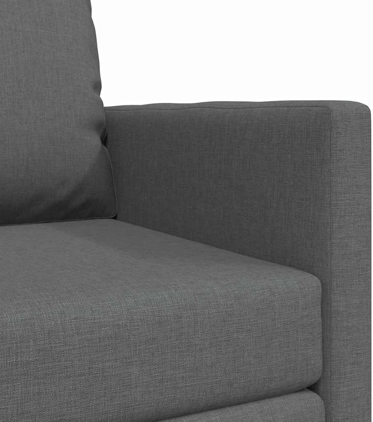 Gecheer Floor Sofa Bed 2-in-1 Dark Grey 74x77x81cm Fabric, Multifunctional Bed Day Bed Folding Sofa Bed for Living Room Student Bude and Small Apartments 4106622 - QUORE