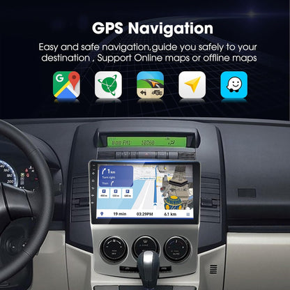 EZoneTronics Carplay Android Auto Radio Stereo voor Mazda 5 2005-2010 met 9 inch Touchscreen High Definition GPS Navigatie Bluetooth USB Wifi Spiegel Link SWC speler 32G ROM
