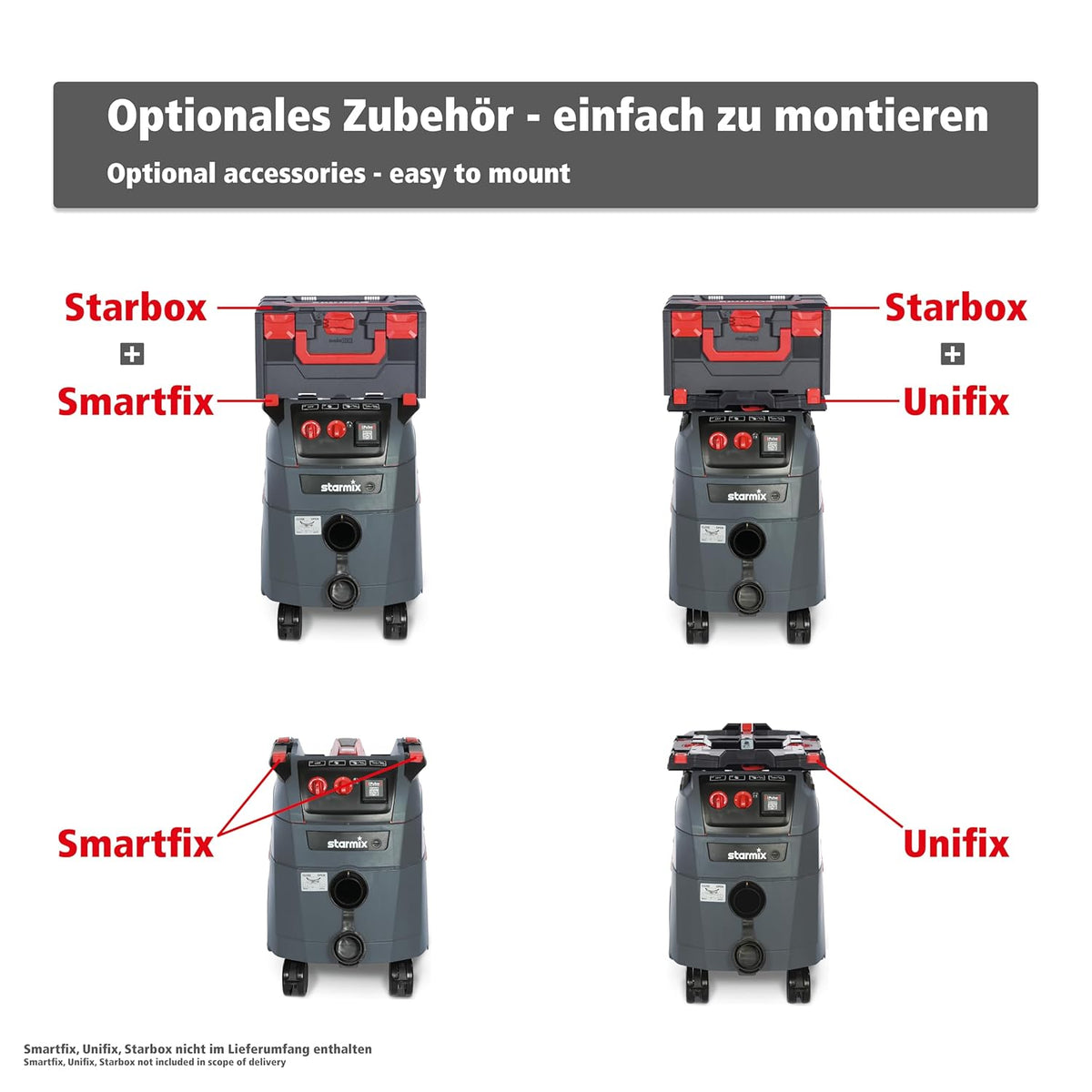 Starmix Nat- en droogzuiger iPulse M-1635 Safe, hoogwaardige veiligheidszuiger voor bouwplaats en werkplaats (1600 Watt, 35 L)
