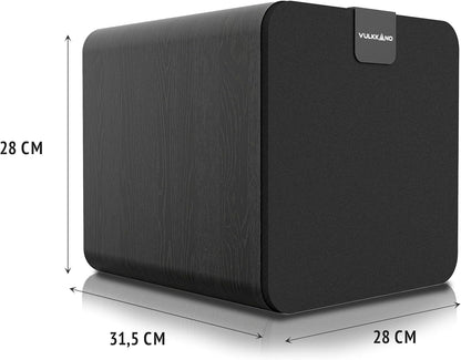 VULKKANO SUB8 Actieve subwoofer, 20,3 cm (8 inch), frequentie: 40 Hz-250 Hz
