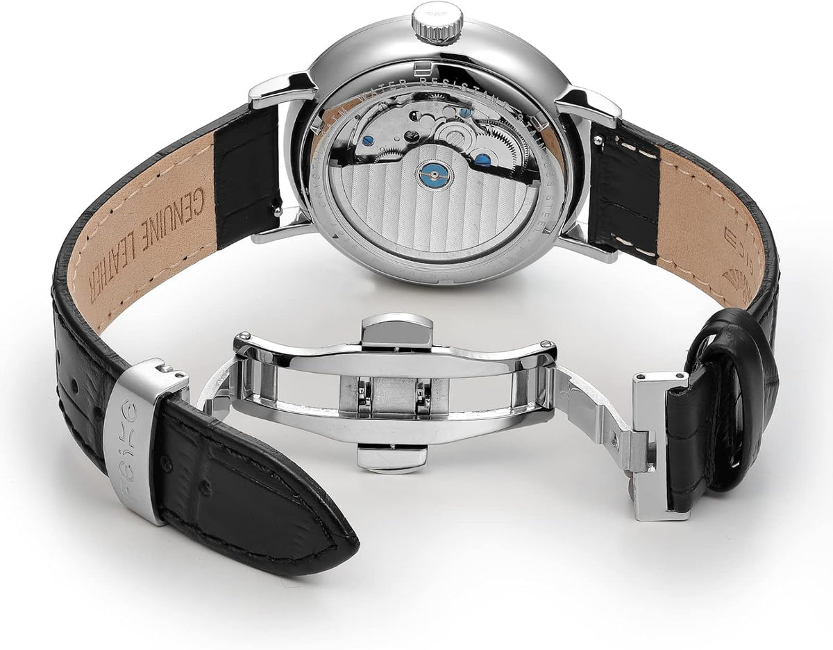 Men's Wristwatches FEICE Bauhaus Automatic Mechanical Watch with Domed Mirror Waterproof Big face Dress Watches for Men ⌀42mm -FM202