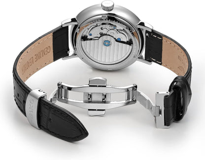 Men's Wristwatches FEICE Bauhaus Automatic Mechanical Watch with Domed Mirror Waterproof Big face Dress Watches for Men ⌀42mm -FM202