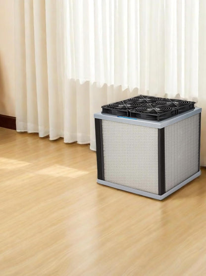 3Pro, zeer krachtige luchtreiniger voor huizen tot 300 m², CADR supergroot 730 m³/u, opvouwbaar, kan worden verpakt in een handbagage van 20 inch