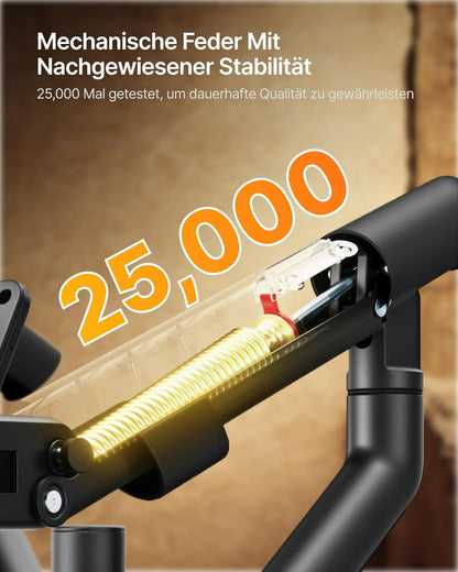 monTEK Dual Monitor Desk Mount met USB A/C voor 17-40"