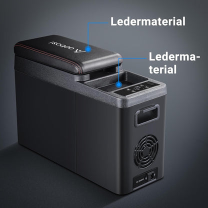 AAOBOSI Mini Compressor Koelbox 8L - Elektrische -15℃ Met APP-Bediening, 12/24V Voor Auto, Vrachtwagen en Caravan