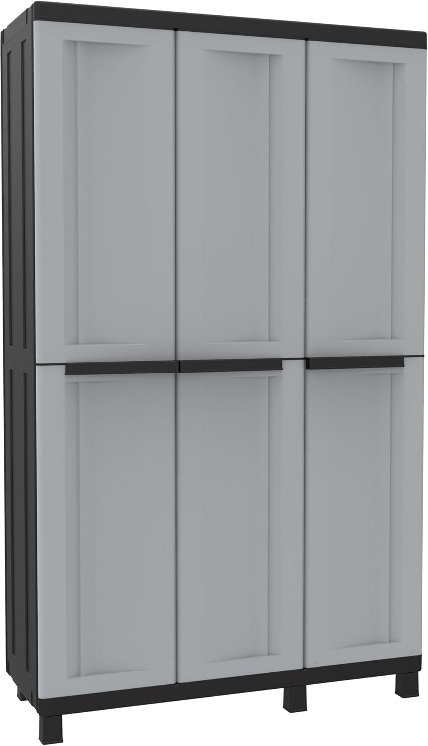Terry 1002710 High Plastic Cabinet, 3 Doors - QUORE