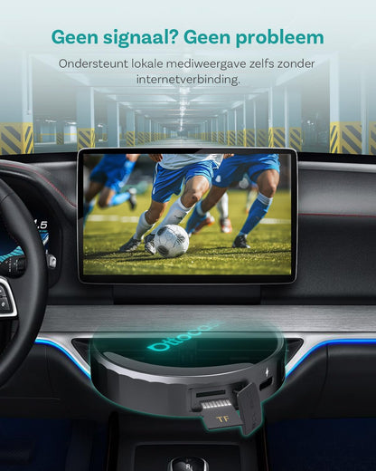 (2026 Nieuw) OTTOCAST P3 Pro CarPlay AI Box, 3-in-1 Draadloze CarPlay & Android Auto Adapter met HDMI-uitgang, 8+128GB, 5G WiFi, Split Screen, Download Elke App, OTA Upgrade voor Bedrade CP/AA Auto’s