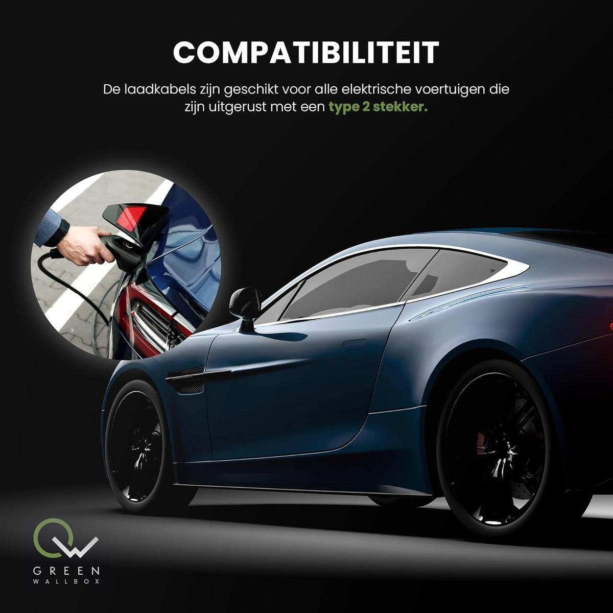 Ev Oplaadkabel Type 2-6 Meter 22kW - Oplaadkabel - Type 2 naar Type 2 Ev Oplaadkabel - Oplader voor Elektrische Auto's met Harde Koffer - Waterdicht - Hittebestendig