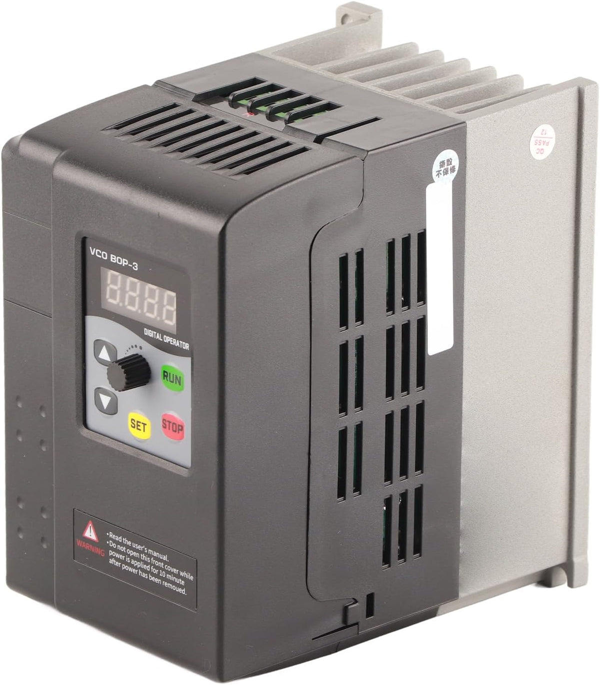 AC 220-240V Variabele frequentieomvormer, enkelfasige ingang 3 fase-uitgang VFD Vector Motor Control Inverter, Low Noise Motor Governor voor Motor Speed Control 2.2kw