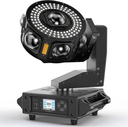 200 W bewegende kop LED RGBW Beam Discolicht Partylict 19CH/25CH podiumverlichting voor partykelder bruiloft club bar schijnwerper