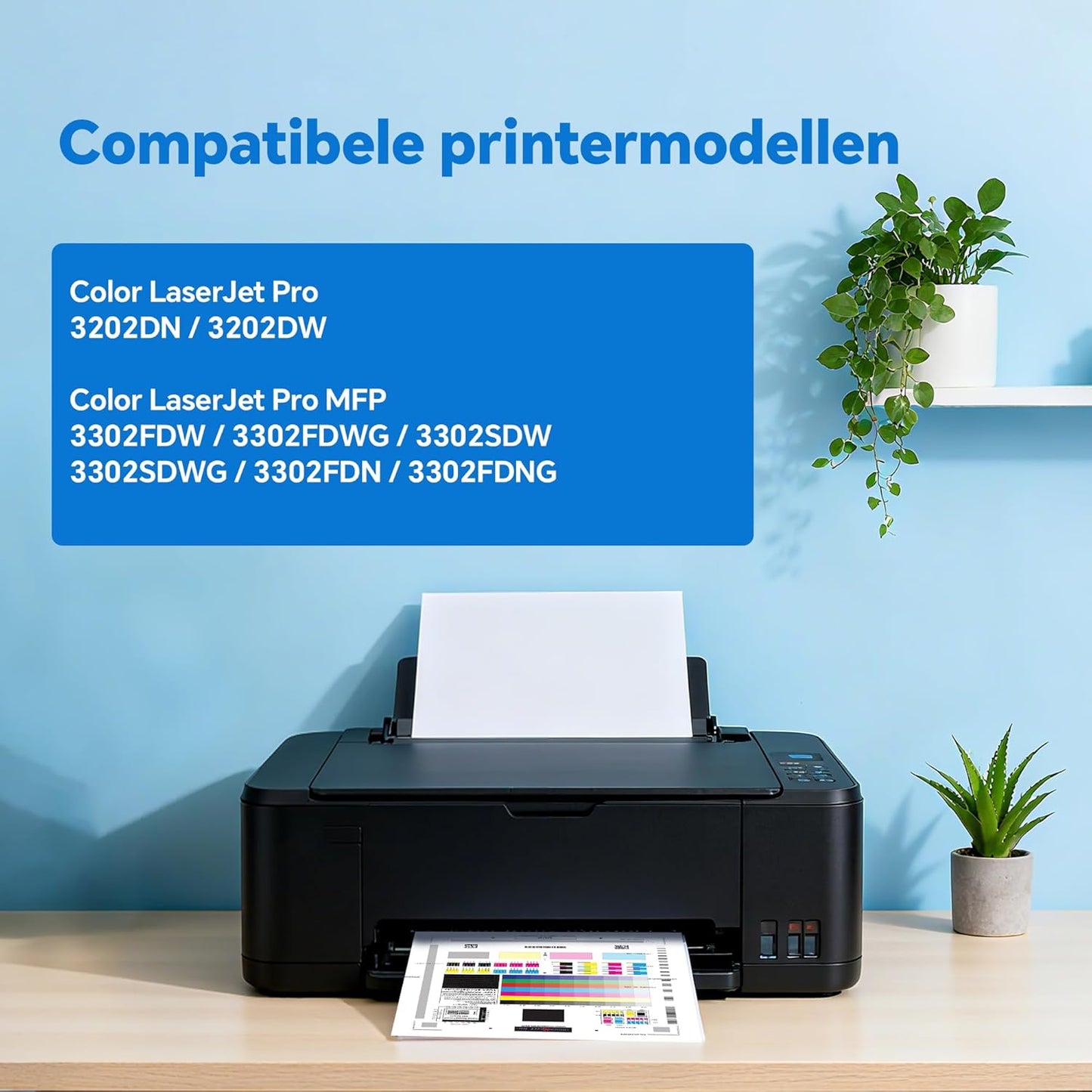 Toner – Tonercartridge – Laserprinter Inkt – Afdrukinkt – Printcartridge – Compatibel Met HP Color LaserJet Pro – Hoge Capaciteit Tot 1300 Pagina’s