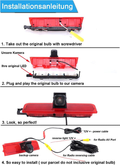 HD Auto Transporter 170 ° Remlicht Achteruitrijcamera Achteruitrijcamera met Hoek Verstelbare Vervanging voor V W Caddy Life 2K Facelift III Kasten 2KA Kombi Cross maxi TDI